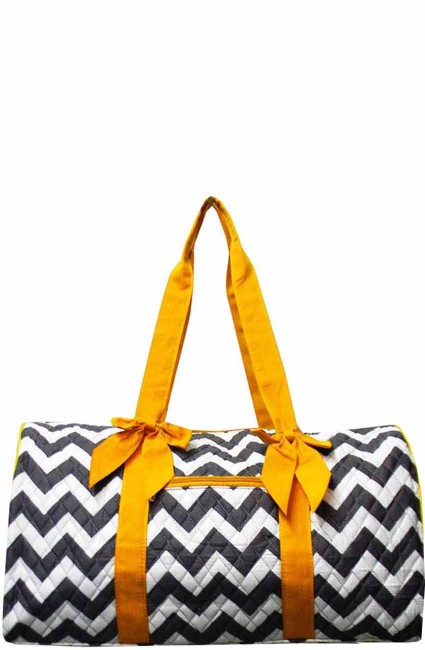 Quilted Duffle Bag-ZIG2626/YELLOW